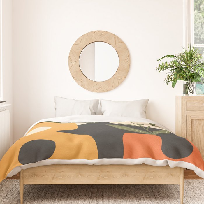 Shapes in Bloom 3 Duvet Cover Gallery Image 3