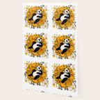 Panda Vibes - Marigold Palette Wallpaper Gallery Image 2