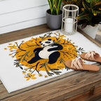 Panda Vibes - Marigold Palette Outdoor Rug Gallery Image 2