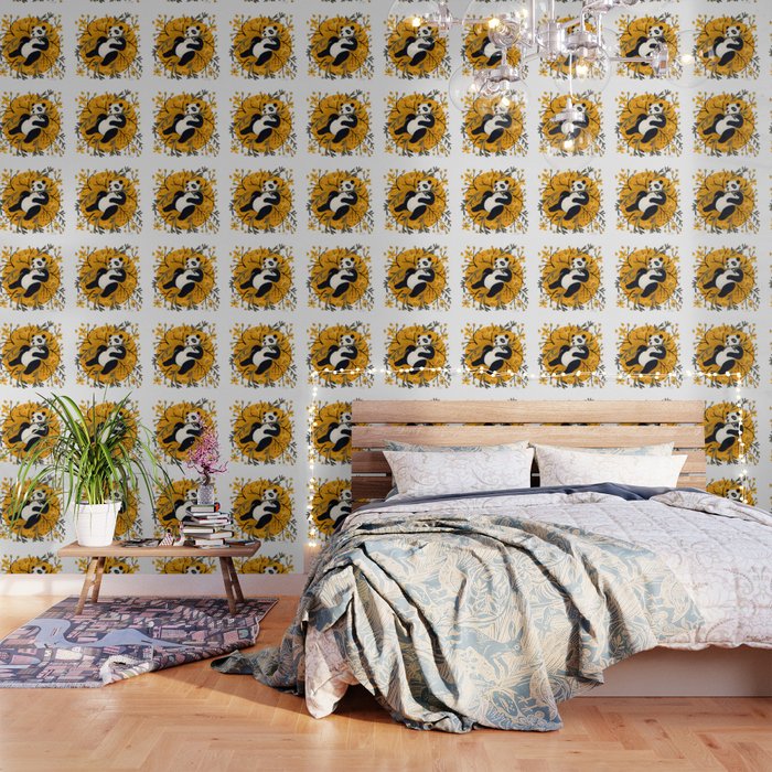 Panda Vibes - Marigold Palette Wallpaper Gallery Image 3
