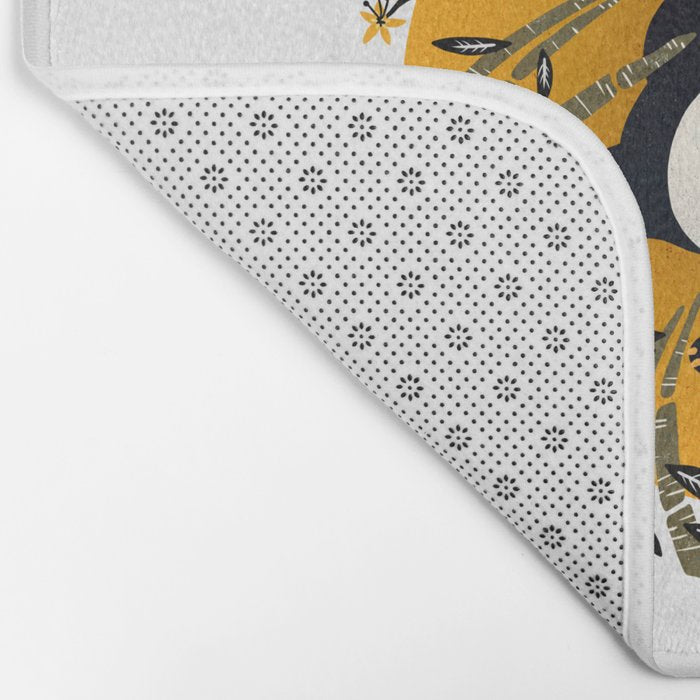 Panda Vibes - Marigold Palette Bath Mat Gallery Image 2