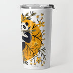 Panda Vibes - Marigold Palette Travel Mug Gallery Image 2
