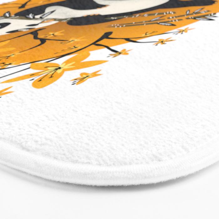Panda Vibes - Marigold Palette Bath Mat Gallery Image 3
