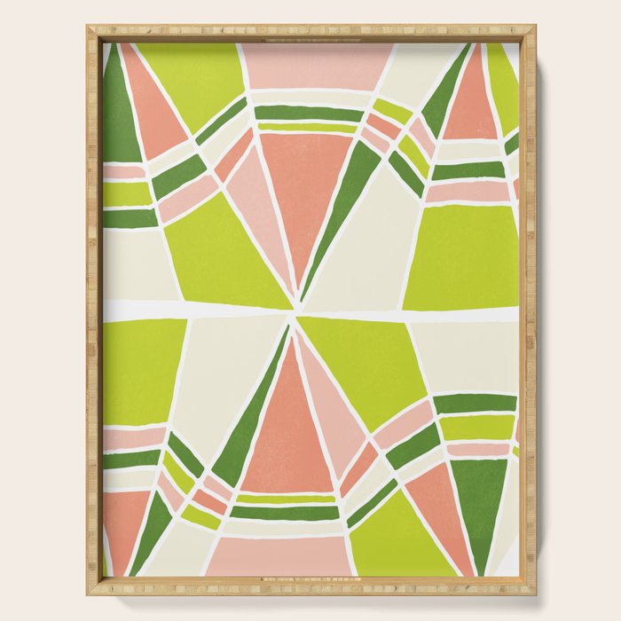kaleidoscope mountain Serving Tray Gallery Image 1