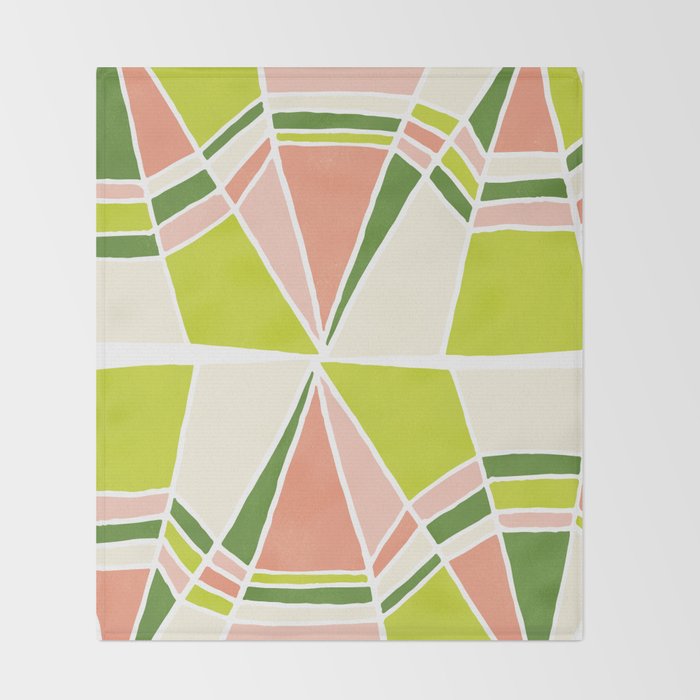 kaleidoscope mountain Throw Blanket Gallery Image 2