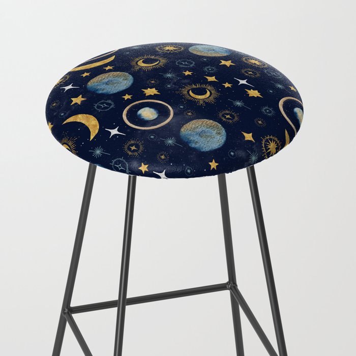 Starry night sky ABS 1 Stool Gallery Image 2