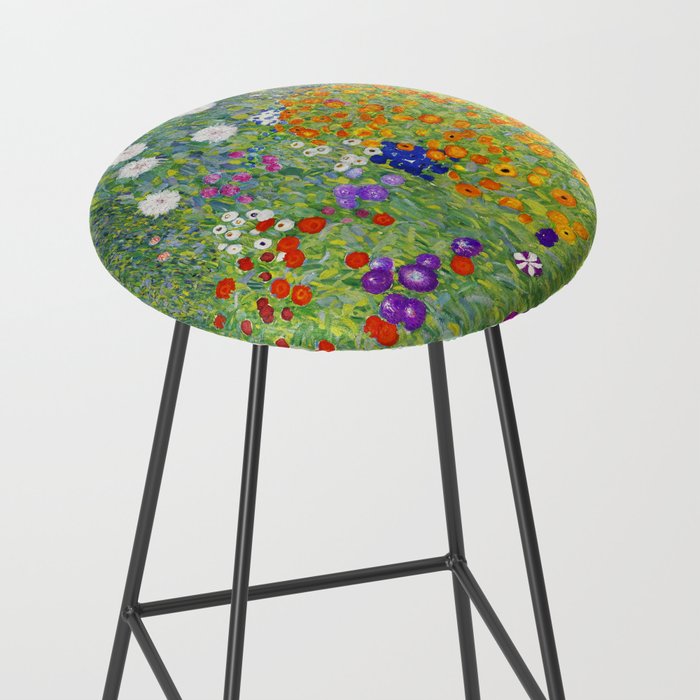 Flower Garden - Gustav Klimt Stool Gallery Image 2