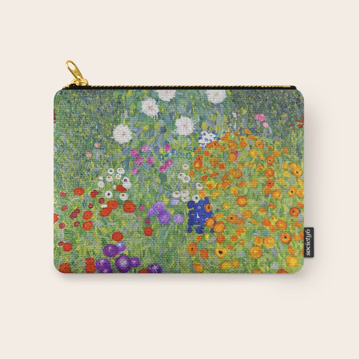 Flower Garden - Gustav Klimt Carry All Pouch Gallery Image 1