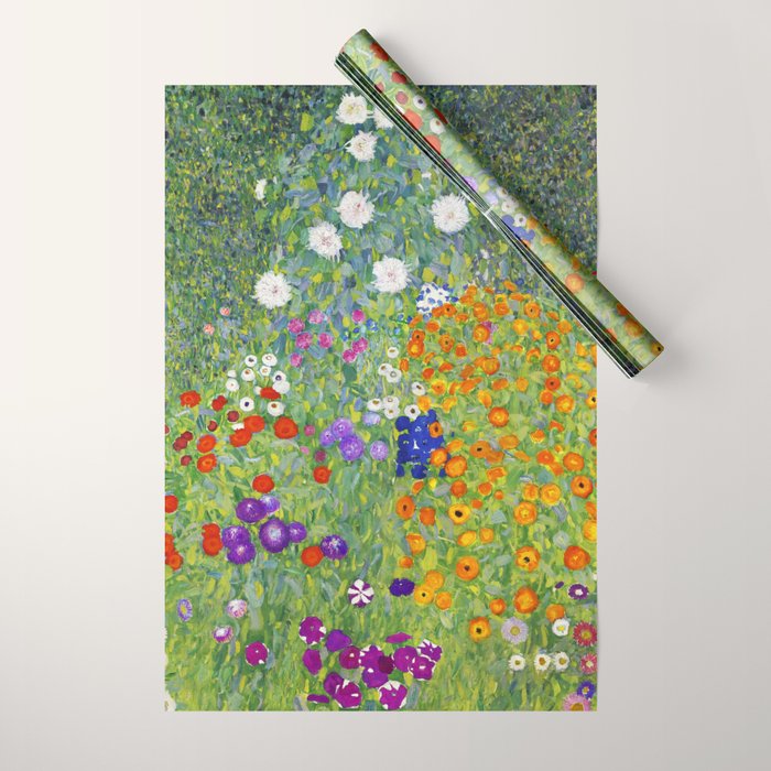 Flower Garden - Gustav Klimt Wrapping Paper Gallery Image 1