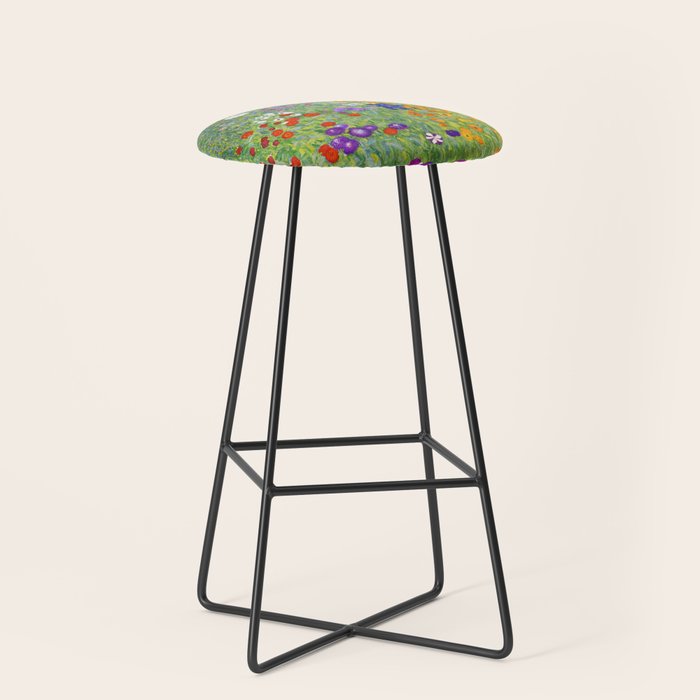 Flower Garden - Gustav Klimt Stool Gallery Image 1