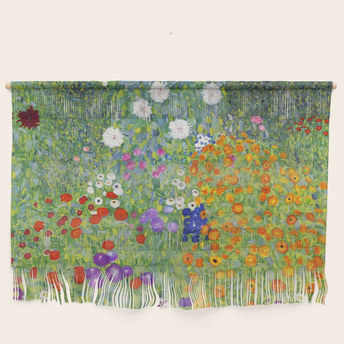 Flower Garden - Gustav Klimt Wall Hanging Gallery Image 1