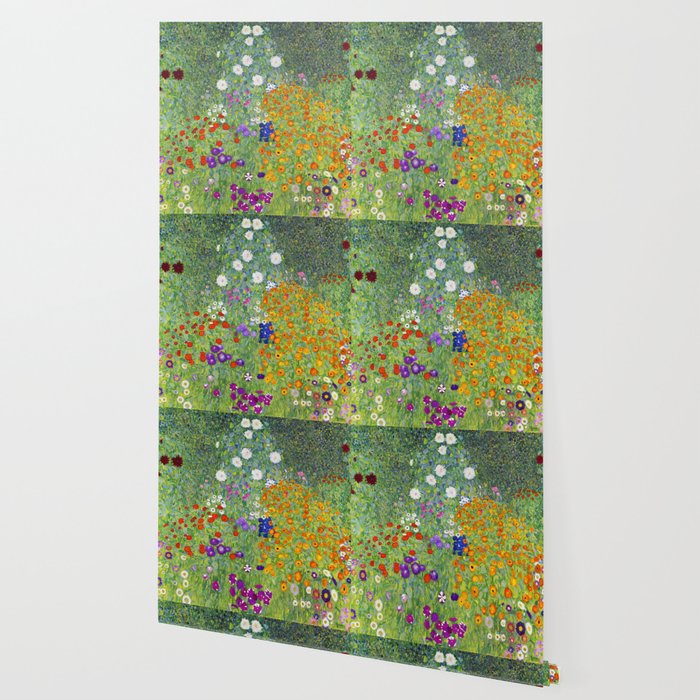 Flower Garden - Gustav Klimt Wallpaper Gallery Image 2