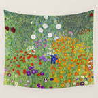 Flower Garden - Gustav Klimt Wall Tapestry Gallery Image 4