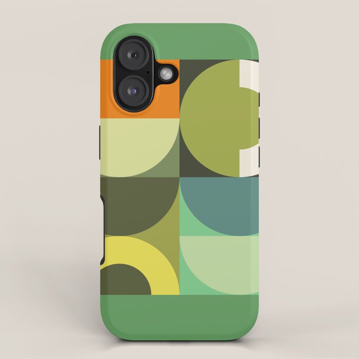 Modern Geometric 90A iPhone Case Gallery Image 1