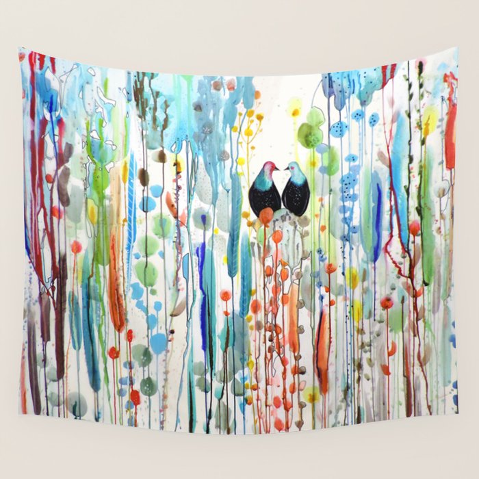 belle histoire Wall Tapestry Gallery Image 1