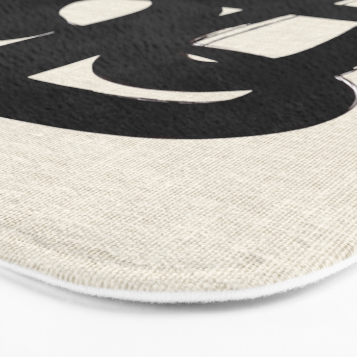 Slithering Ink Bath Mat Gallery Image 3