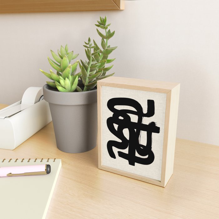 Slithering Ink Mini Art Print Gallery Image 2