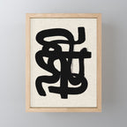 Slithering Ink Mini Art Print Gallery Image 1