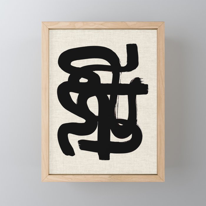 Slithering Ink Mini Art Print Gallery Image 1