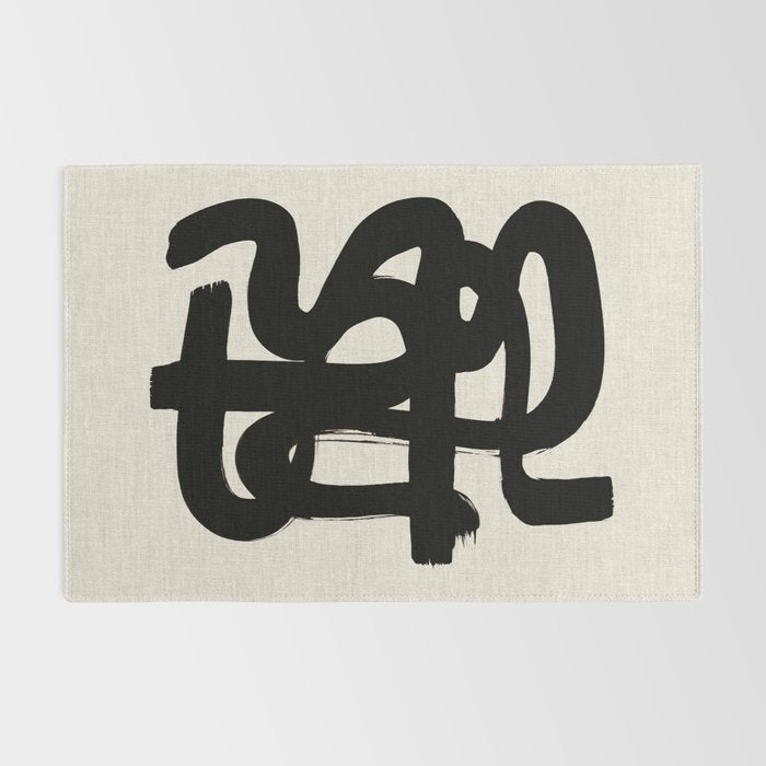 Slithering Ink Rug Gallery Image 2