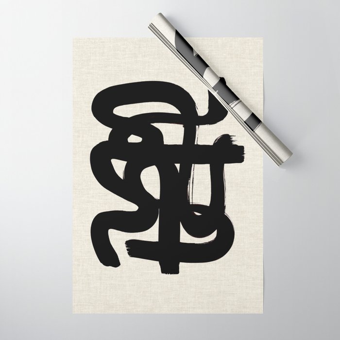 Slithering Ink Wrapping Paper Gallery Image 1