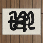 Slithering Ink Outdoor Rug Gallery Image 1