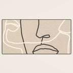 Abstract Face 17 Desk Mat Gallery Image 3