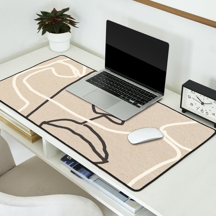 Abstract Face 17 Desk Mat Gallery Image 2