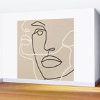 Abstract Face 17 Wall Mural Gallery Image 2