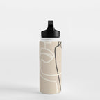 Abstract Face 17 Water Bottle Gallery Image 3