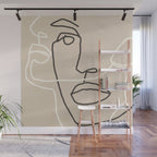Abstract Face 17 Wall Mural Gallery Image 1