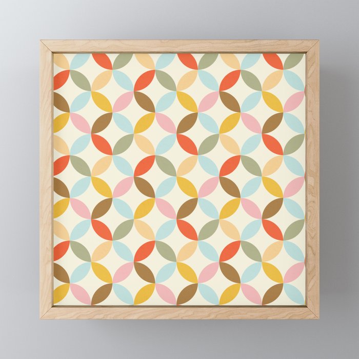  Mid-Century Mod Retro Pattern Mini Art Print Gallery Image 1