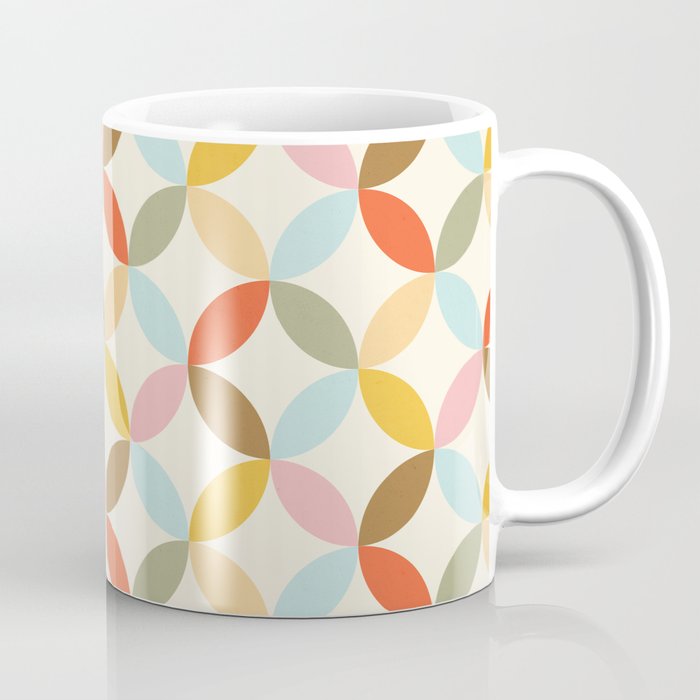  Mid-Century Mod Retro Pattern Coffee Mug Gallery Image 1