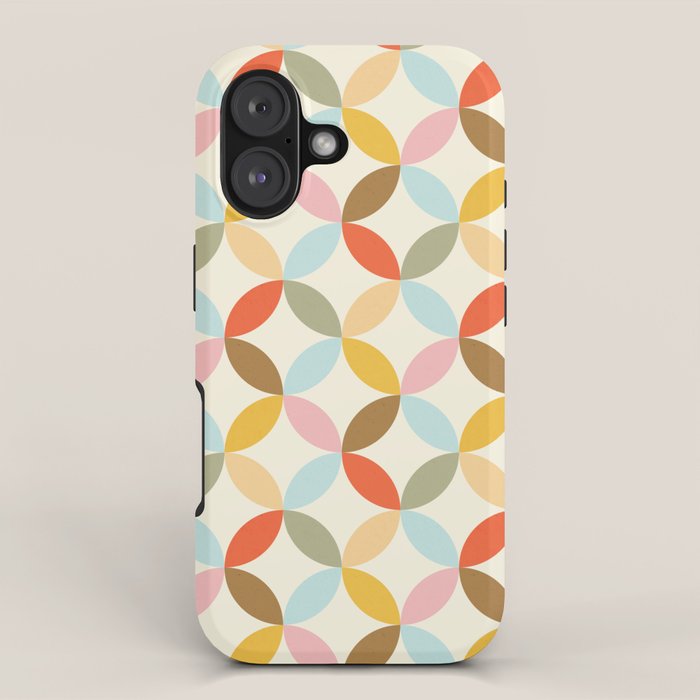  Mid-Century Mod Retro Pattern iPhone Case Gallery Image 1