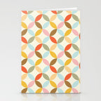  Mid-Century Mod Retro Pattern Stationery Card Gallery Image 2