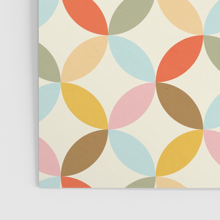 Mid-Century Mod Retro Pattern Poster Gallery Image 3