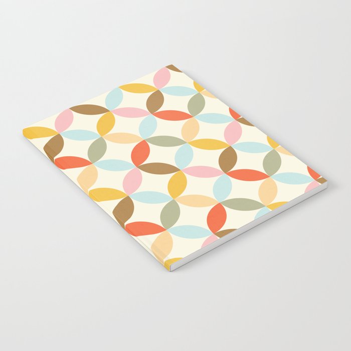  Mid-Century Mod Retro Pattern Notebook Gallery Image 1