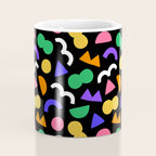 Colorful fun abstract shape art pattern Coffee Mug Gallery Image 4