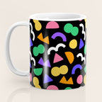 Colorful fun abstract shape art pattern Coffee Mug Gallery Image 3