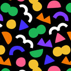 Colorful fun abstract shape art pattern Coffee Mug Gallery Image 2