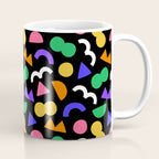 Colorful fun abstract shape art pattern Coffee Mug Gallery Image 1