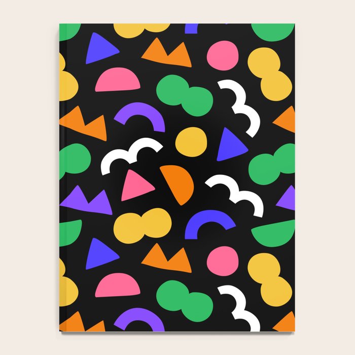 Colorful fun abstract shape art pattern Notebook Gallery Image 4