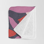 Hand Drawn Florals #2 Throw Blanket Gallery Image 3