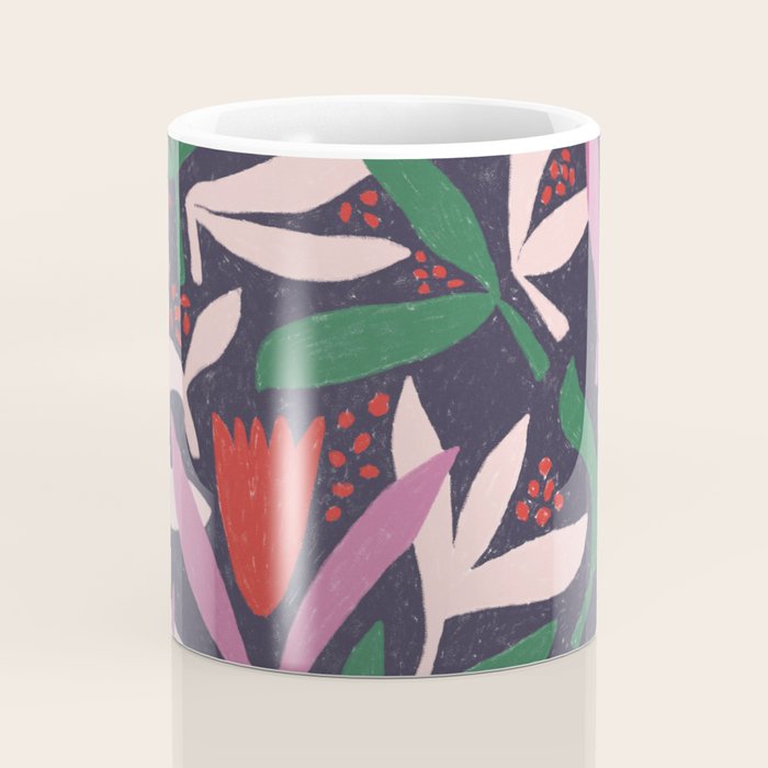 Hand Drawn Florals #2 Coffee Mug Gallery Image 4