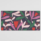 Hand Drawn Florals #2 Desk Mat Gallery Image 3