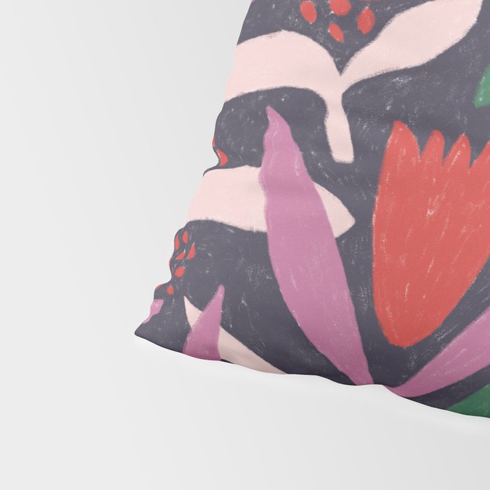 Hand Drawn Florals #2 Pillow Sham Gallery Image 4