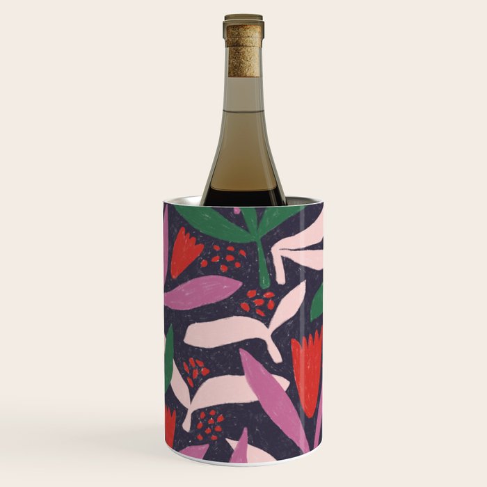 Hand Drawn Florals #2 Wine Chiller Gallery Image 2