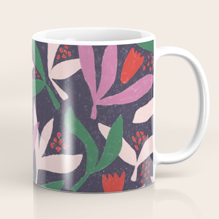 Hand Drawn Florals #2 Coffee Mug Gallery Image 1