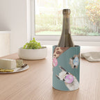 Bubble Gum Gang Dark Green Wine Chiller Gallery Image 4