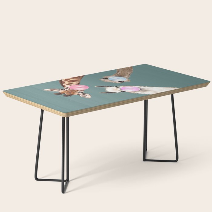 Bubble Gum Gang Dark Green Coffee Table Gallery Image 1